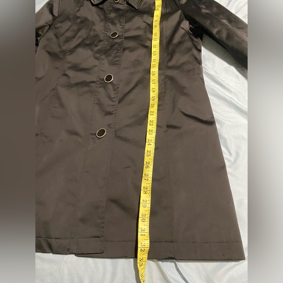 ❤️❤️Weatherproof Black Button Down Collard Fit & Flare Long 90’s Pea Coat - Picture 8 of 9